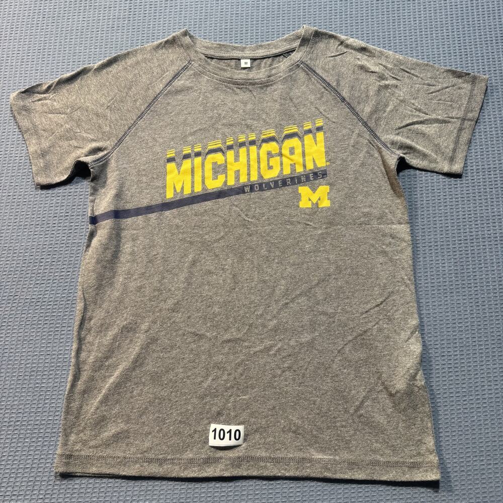 NCAA‎ Michigan Wolverines Boys' Short-Sleeved T-Shirt Sz M Pre-Owned